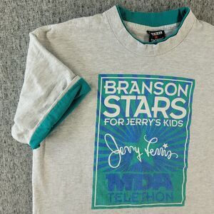 Vtg 90s Branson Stars MDA Telethon Shirt L Jerry Lewis Signatures Signal Sports